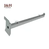 Supermarket Metal Hanging Shelf Slat Board Brackets Support Holding With Suction Cups Square Tube Chrome Slatwall Glass Holder