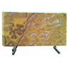 orange jade yellow translucent onyx marble flooring