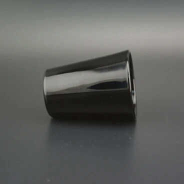 Haonai 60ml 2oz solid black color shot glass.