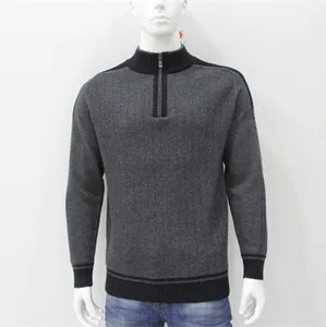Fall Best Price Europe Style Slim Fit Men's Acrylic /Cotton Mock Turtle Neck zip front Computed Knitwear Men Fall Best Price Europe Style Slim Fit Men's Acrylic /Cotton Mock Turtle Neck zip front Computed Knitwear Men