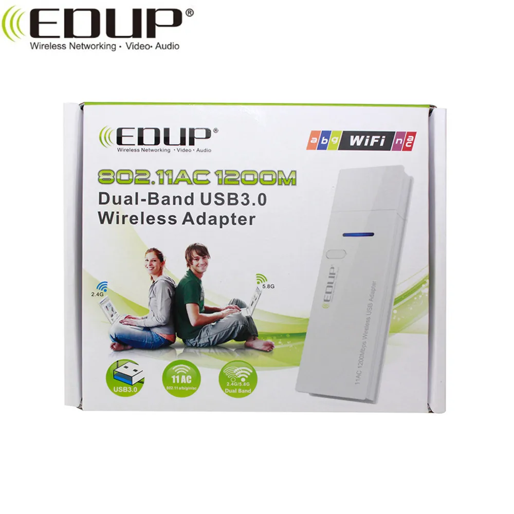 Edup 1200mbps Dual Band Realtek Rtl8812 Wireless Usb Wifi Adapter - Buy ...