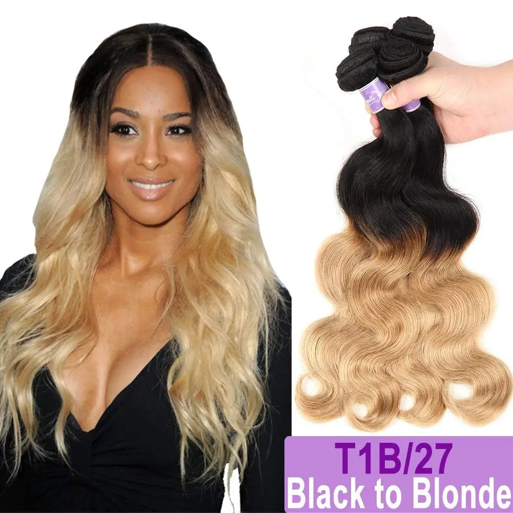 Buy Full Shine 16 Quot Ash Blonde Ombre Human Hair Extensions Of