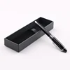 No minimum order promotional high quality heavy metal ball pens with 1.0mm refill with custom logo