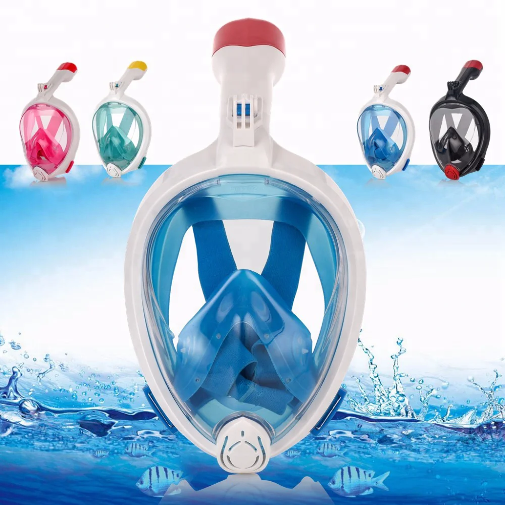 Scuba Diving Full Face Mask/snorkel Mask Full Face Snorkel Set Buy