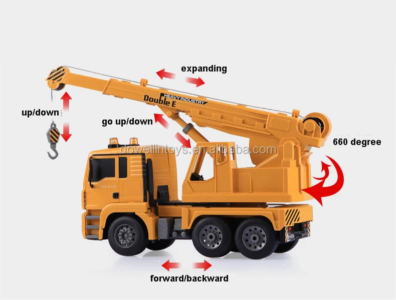 Dwi Dowellin 120 Scale 6 Channel Rc Truck Cranes Rc Crane For Sale