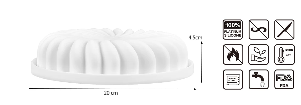 Flor Molde De Pastelaria De Silicone para