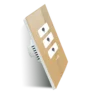 Rectangular wireless light switch smart touch switches for home automation controlled by Alexa speaker