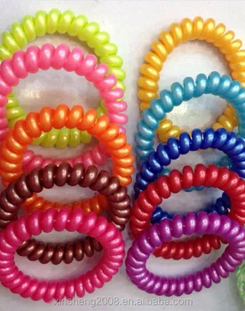 Bsci Audit Factory Spiral Hair Bands Stretchy Thick Girl S