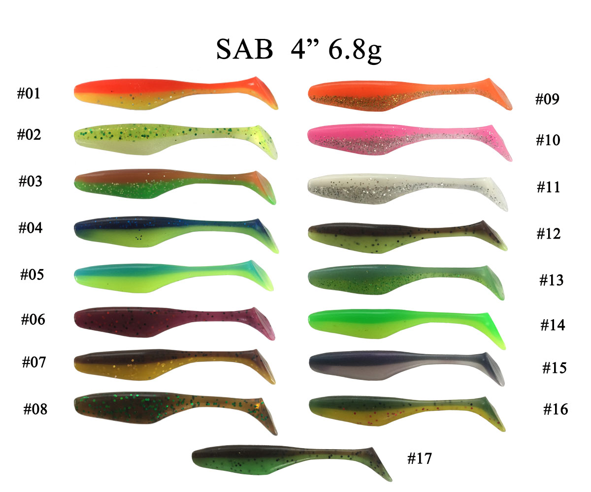 Saltwater Jig Lure Fishing Factory Rubber Fish Bait Plastic Stick Baits