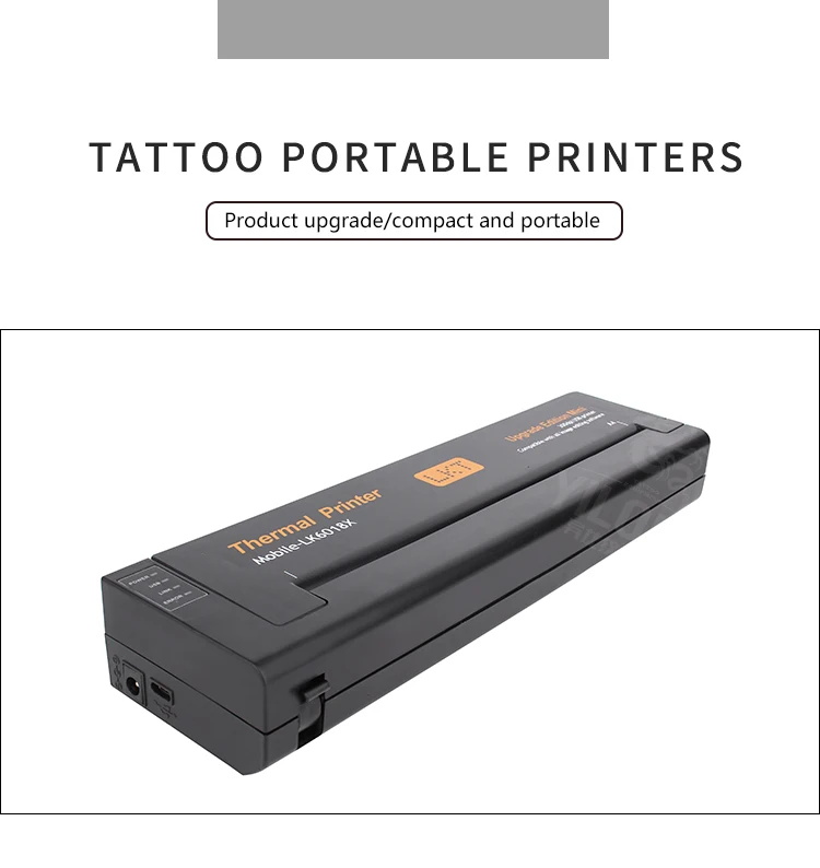 Yilong Mini Tattoo Thermal Transfer Copier Machine Stencil Flash Printer Tattoo Portable Printers