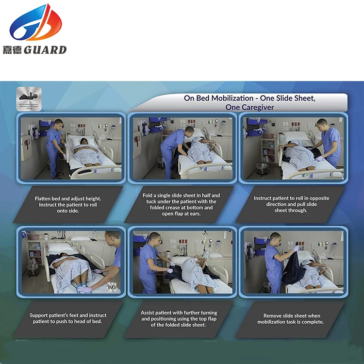 Single Use Slide Board Patient Transfer Sheet With Handles
