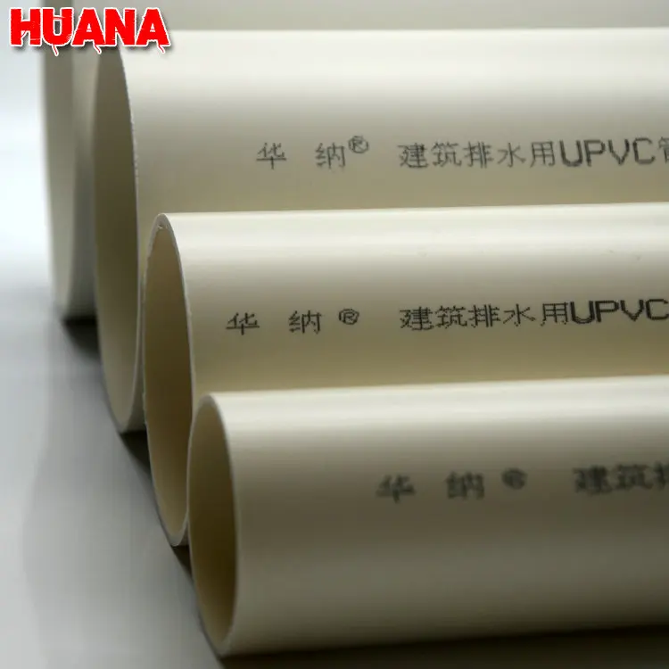 Types Of Plastic Water Pipe Green 6 Inch Pvc Drain Pipes For Sewage