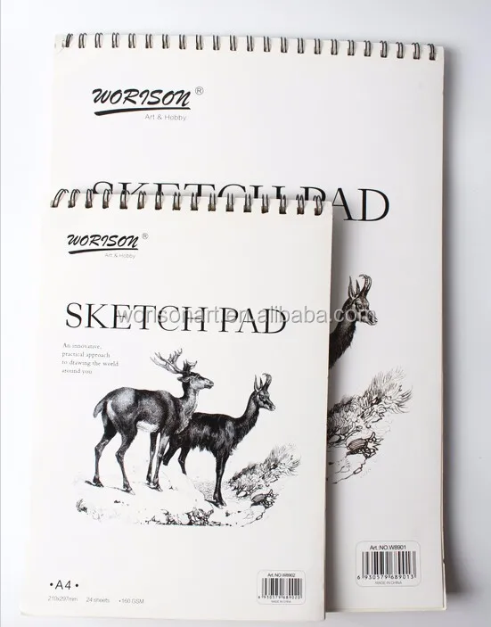 A5/a4/a3 Oem Service Spiral Sketch Pad 160gsm Drawing Book Sketchbook