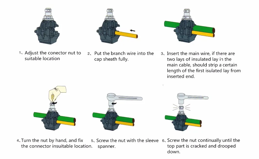 Electric Line Insulation Piercing Tap Connector Buy Insulation