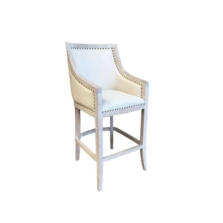 Oak Wood Linen White Washed Dining Room Chairs - Buy White ...