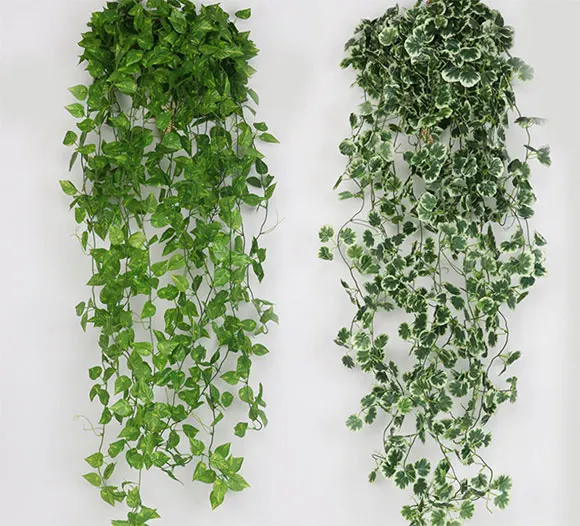 Wholesale Artificial Hedera Hungings Plant Artificial Vine Fake Green