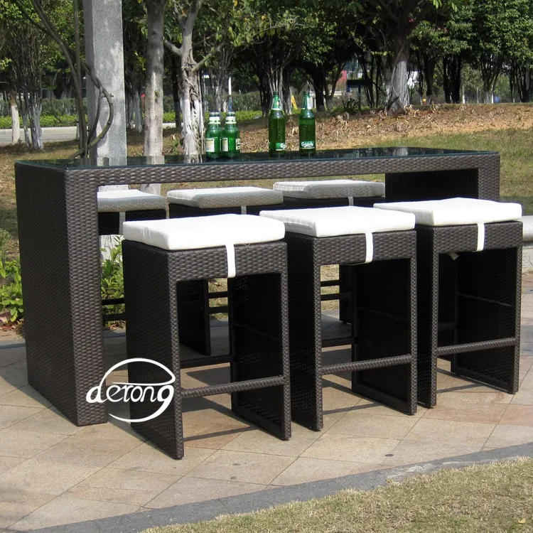 Wholesale Outdoor Bar Table And Chair Set For Hotel Bar Furniture