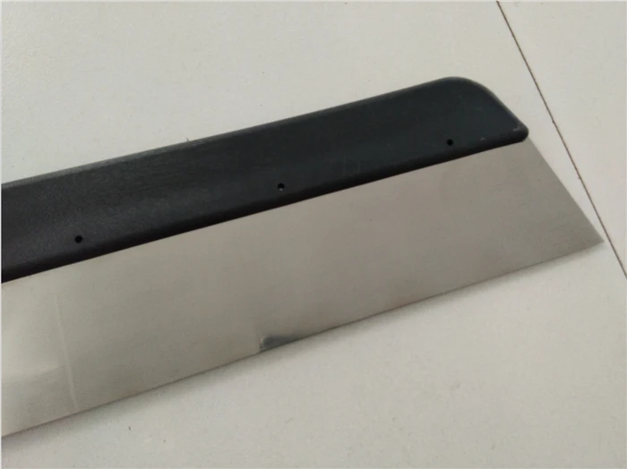 Quality forging Polishing Cleaning Scraper With black Plastic Handle