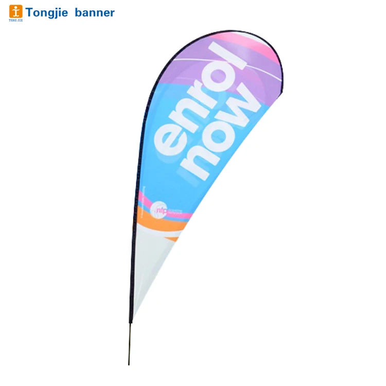 Outdoor Promotional Flying Banners Advertising Bow Flying Flags