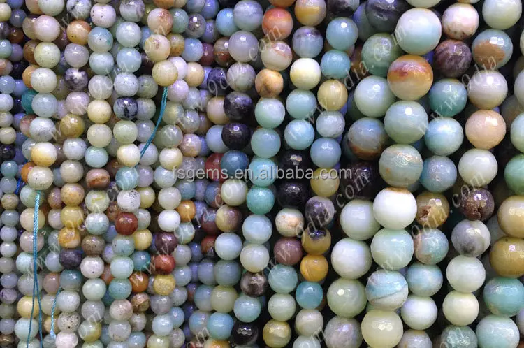 Wholesale Natural Gemstone Beads Amazonite Round Loose Beads