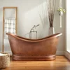 american style matt surface outdoor copper bathtub for garden decor
