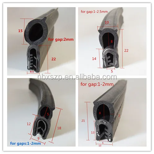 anti uv protective extrusion boat rubber strip for car