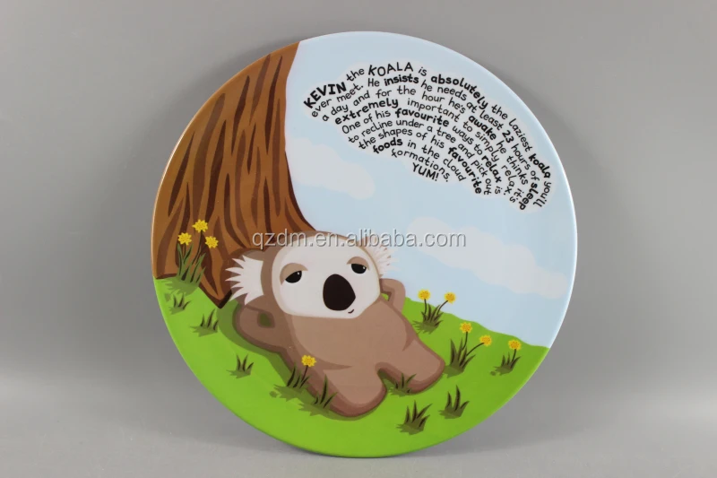 23cm Melamine Round Plate food safe