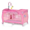 New model European standard baby playpen with canopy baby play yard travel cot