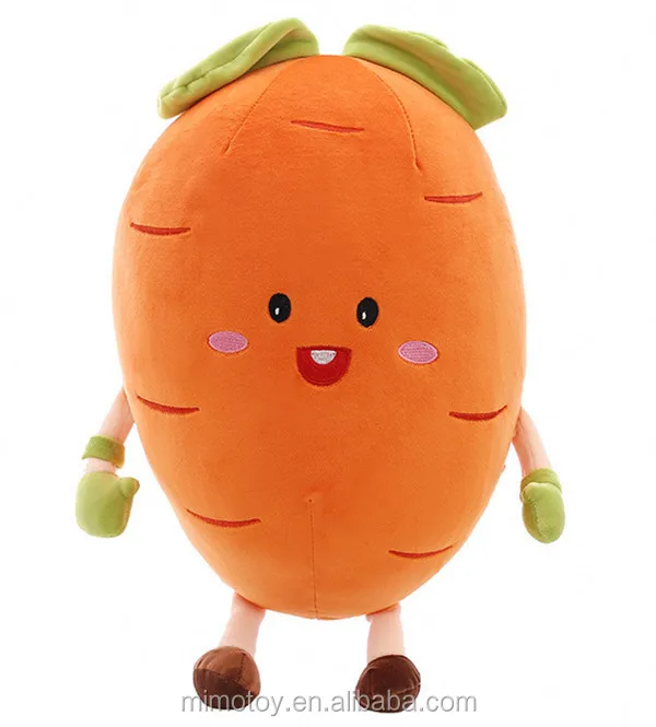 plush carrot dog toy