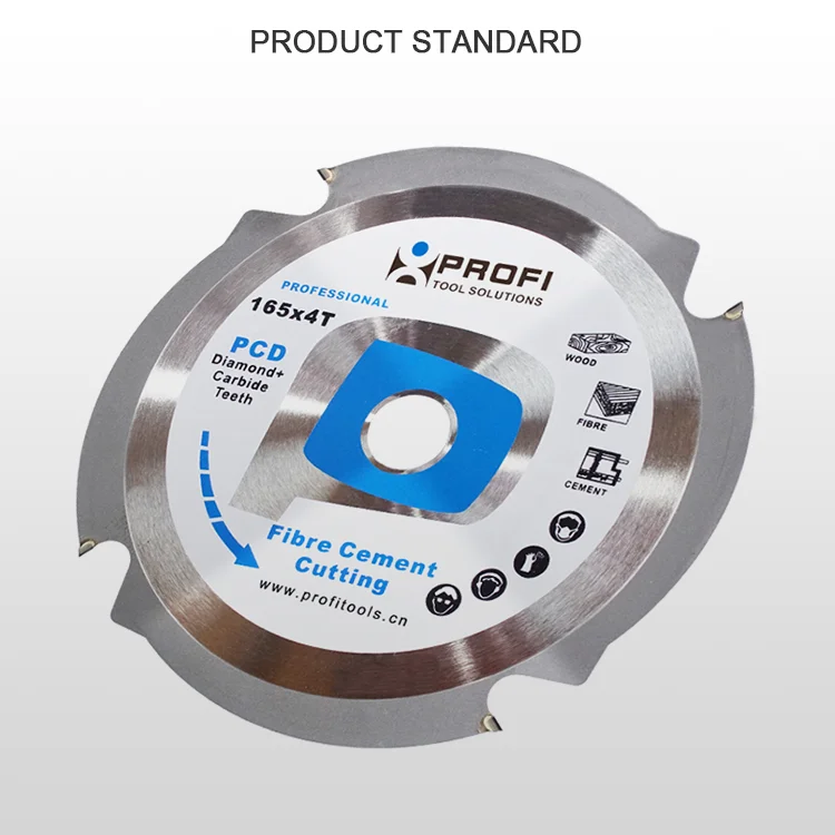 216mm 6t Diamond Pcd Circular Saw Blade For Cement Board 30mm Bore