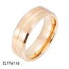 dubai 24k gold plated high polished comfort fit tungsten ring wedding band