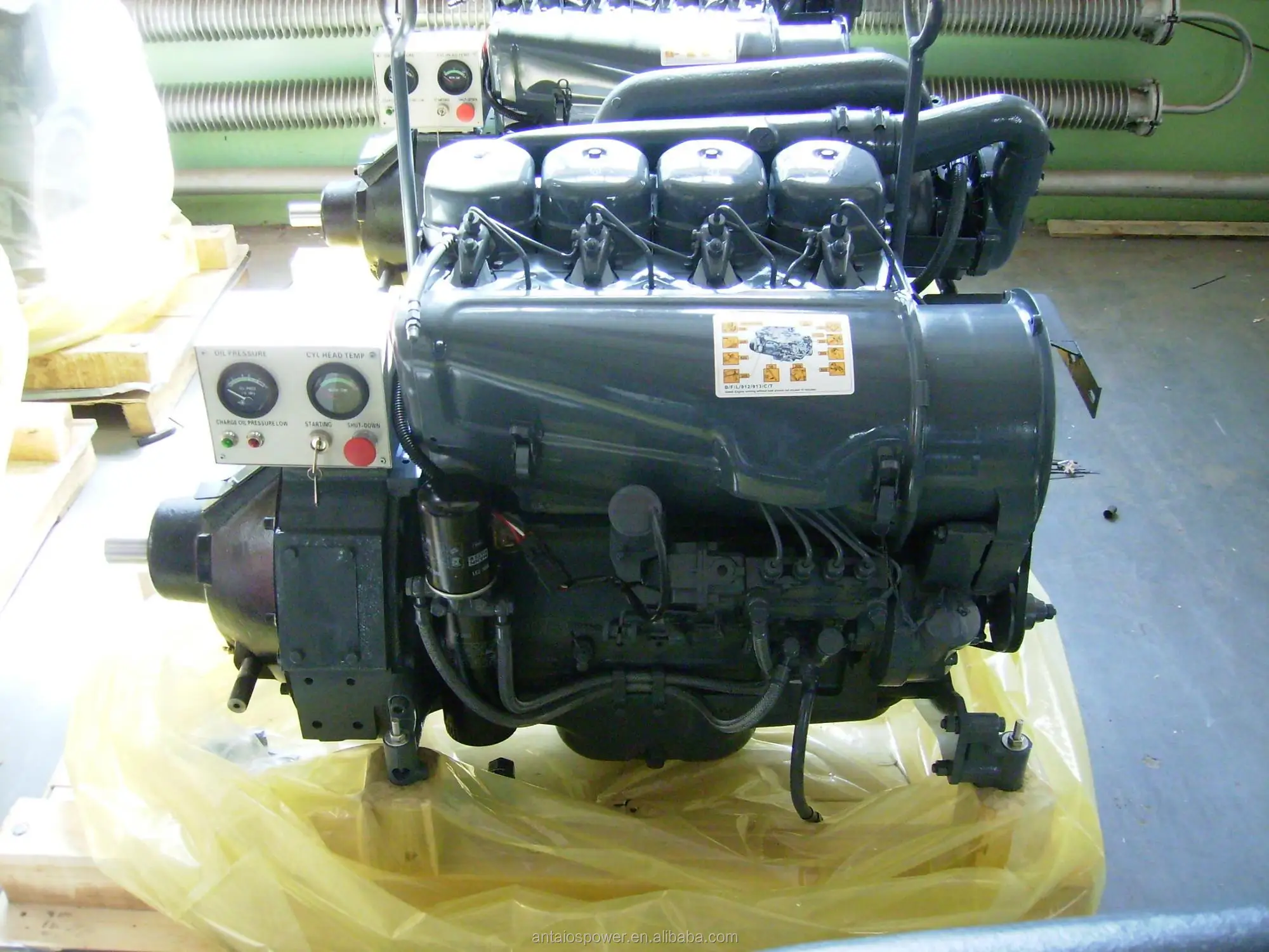 Deutz 4 Cylinder Diesel Engine With Clutch F4l912t Buy 41kw1500rpm48kw1800rpm52kw2000rpm