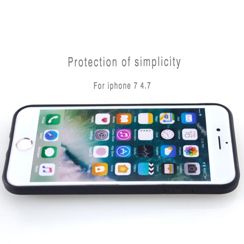 Wholesale OEM Customized Mobile Accessories Black Soft Carbon Fiber Pattern TPU Cell Phone Case For iPhone 7 8 Plus X