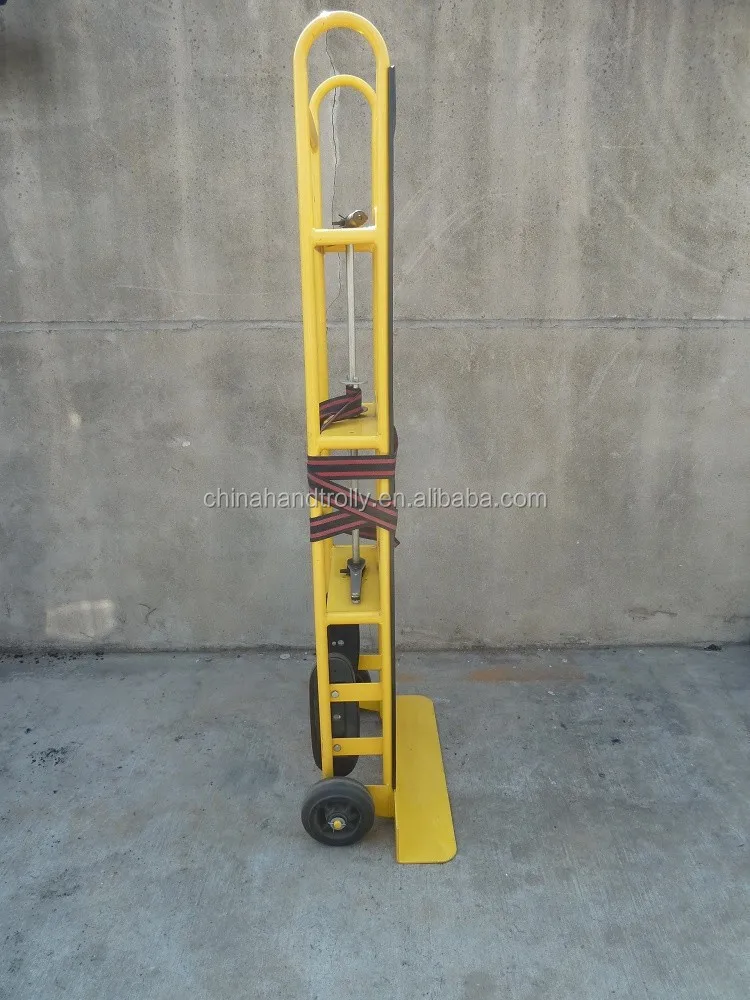 Two Solid Wheels Furniture Dolly Hand Trolley With Cranks Stair