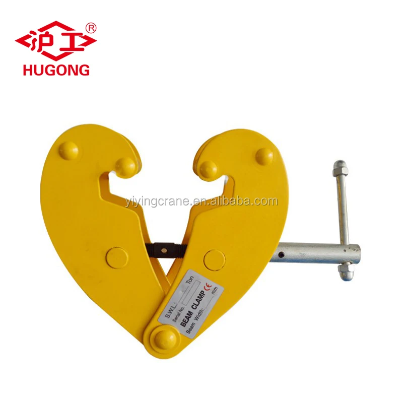 Alibaba 1 To 10 Ton Vertical Pipe Lifting Horizontal Lh Steel Beam Clamp Buy Lifting Clamp