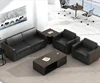 Modern nordic style luxury high back commercial office leather sofa