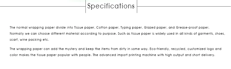 Clothing Wrapping Paper