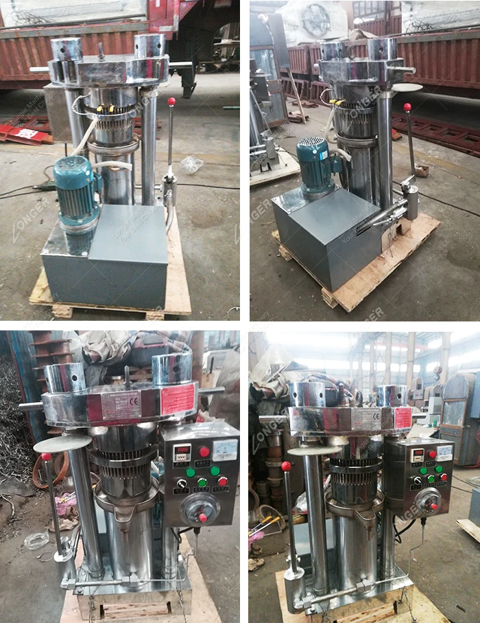 Commercial Factory Price Cotton Black Seed Olive Oil Cold Filter Squeezing Machinery Sesame Soybean Hydraulic Oil Press Machine