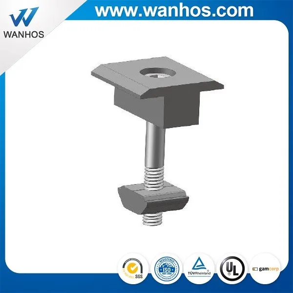 Abanico Ηλιακά ανοδιωμένα κιγκλιδώματα αλουμινίου Ηλιακή φωτοβολταϊκή εγκατάσταση συναρμολόγησης αλουμινίου