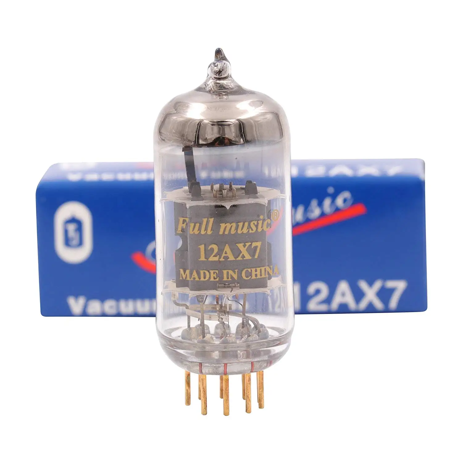 TJ Fullmusic 12AX7 Vacuum Tube ECC83 Electron Tube For Vintage Hifi Audio Tube AMP Microphone Factory matched pair