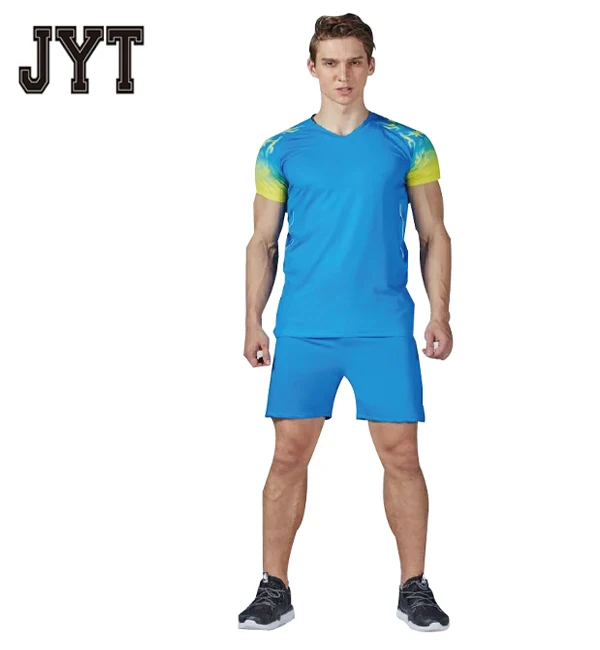 Wholesale Oem Yellow And Light Blue Youth Training Wear Custom ...