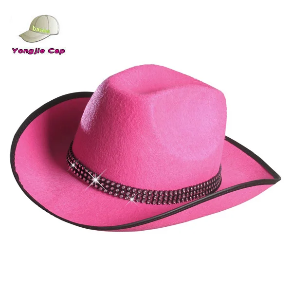 pink cowboy hat