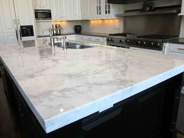 Cheap Synthetic Arctic Pure White Quartz Stone Kitchen Countertops ...