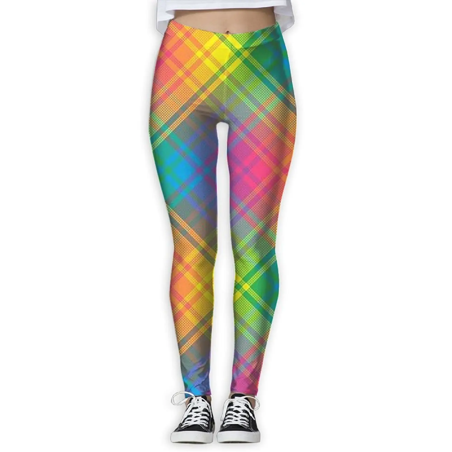 pattern gym leggings