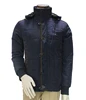 Best-Selling men thick classic pea coat padded waterproof down jacket