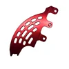 china factory supply bicycle plate cnc milling oxidation red processing