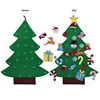 Christmas Gifts 2018 DIY Felt Christmas Tree Set Child Gifts With 26 PCS Detachable Ornaments