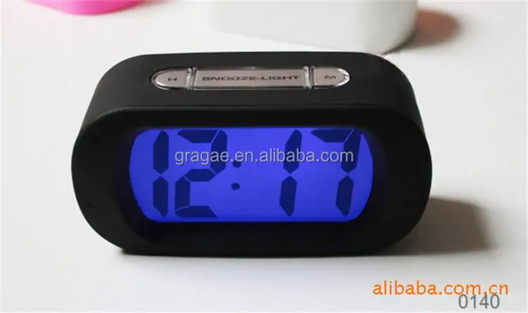 tùy chỉnh thiết kế đồng hồ báo thức radio mp3 usb silicone bảng đồng hồ