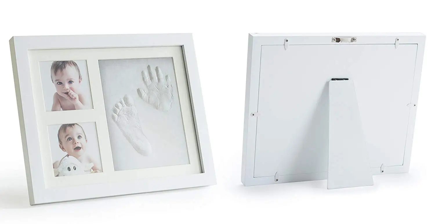 Baby Handprint And Footprint Photo Keepsake Frame Kit Buy Baby