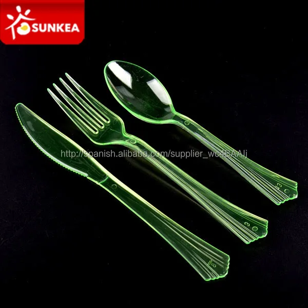 Cubiertos De Plástico Desechables - Buy Cubiertos De Plástico